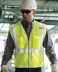 Premium Brilliant Series® Three-Pocket Zippered Mesh Vest