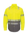 Hi-Visibility Color Block Uniform Shirt - EXCEL FR® ComforTouch® - 7 oz.