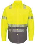 Hi-Visibility Color Block Uniform Shirt - EXCEL FR® ComforTouch® - 7 oz. - Tall Sizes