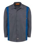 Industrial Colorblocked Long Sleeve Shirt - Tall Sizes