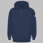 Men's Flame Resistant Quarter-Zip Hooded Sweatshirt