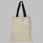 Contrast-Color Handle Tote