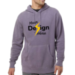 Unisex Midweight Pigment-Dyed Hooded Sweatshirt