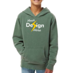 Youth Midweight Pigment-Dyed Hooded Sweatshirt
