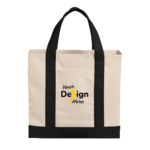 Cotton Canvas Two Tone Tote
