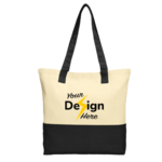Colorblock Cotton Tote