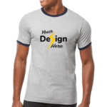 Unisex Fine Jersey Ringer T-Shirt