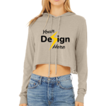 Women’s Triblend Crop Long Sleeve Hoodie