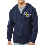 Unisex Full-Zip Hooded Sweatshirt
