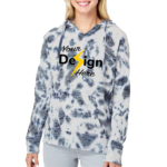 Women’s Courtney Burnout V-Notch Hooded Sweatshirt