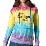 Girls’ Courtney Burnout V-Notch Hooded Sweatshirt