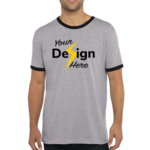 Unisex Cotton Ringer T-Shirt