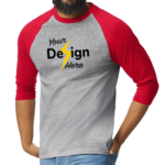 Heavy Cotton™ Raglan Three-Quarter Sleeve T-Shirt