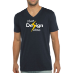Unisex Sueded V-Neck T-Shirt