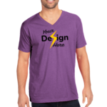 Unisex CVC V-Neck T-Shirt
