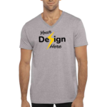 Unisex Cotton V-Neck T-Shirt