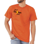 Union-Made T-Shirt with a Pocket