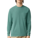 Garment-Dyed Heavyweight Long Sleeve Pocket T-Shirt