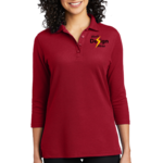 Ladies Silk Touch 3/4 Sleeve Polo