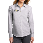 Ladies SuperPro Oxford Stripe Shirt
