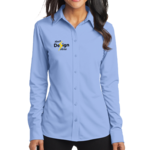 Ladies Dimension Knit Dress Shirt