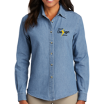 Ladies Long Sleeve Value Denim Shirt