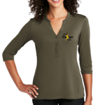 Ladies UV Choice Pique Henley