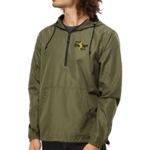 Lightweight Quarter-Zip Windbreaker Pullover Jacket