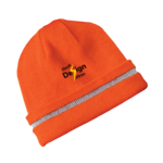 Enhanced Visibility Beanie with Reflective Stripe